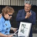 Chiqui Tapia recorrió el club y participó de la inauguración de la Platea Edith Pecorelli