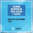 13/9 - REUNIÓN INFORMATIVA - CONVOCATORIA