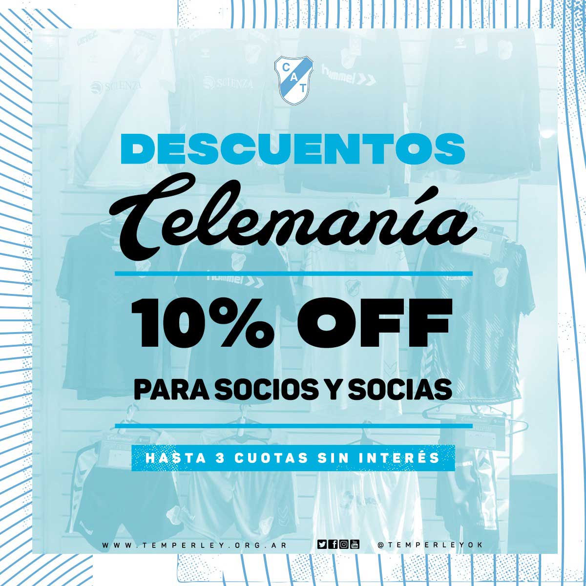 celemania tienda del club atletico temperley