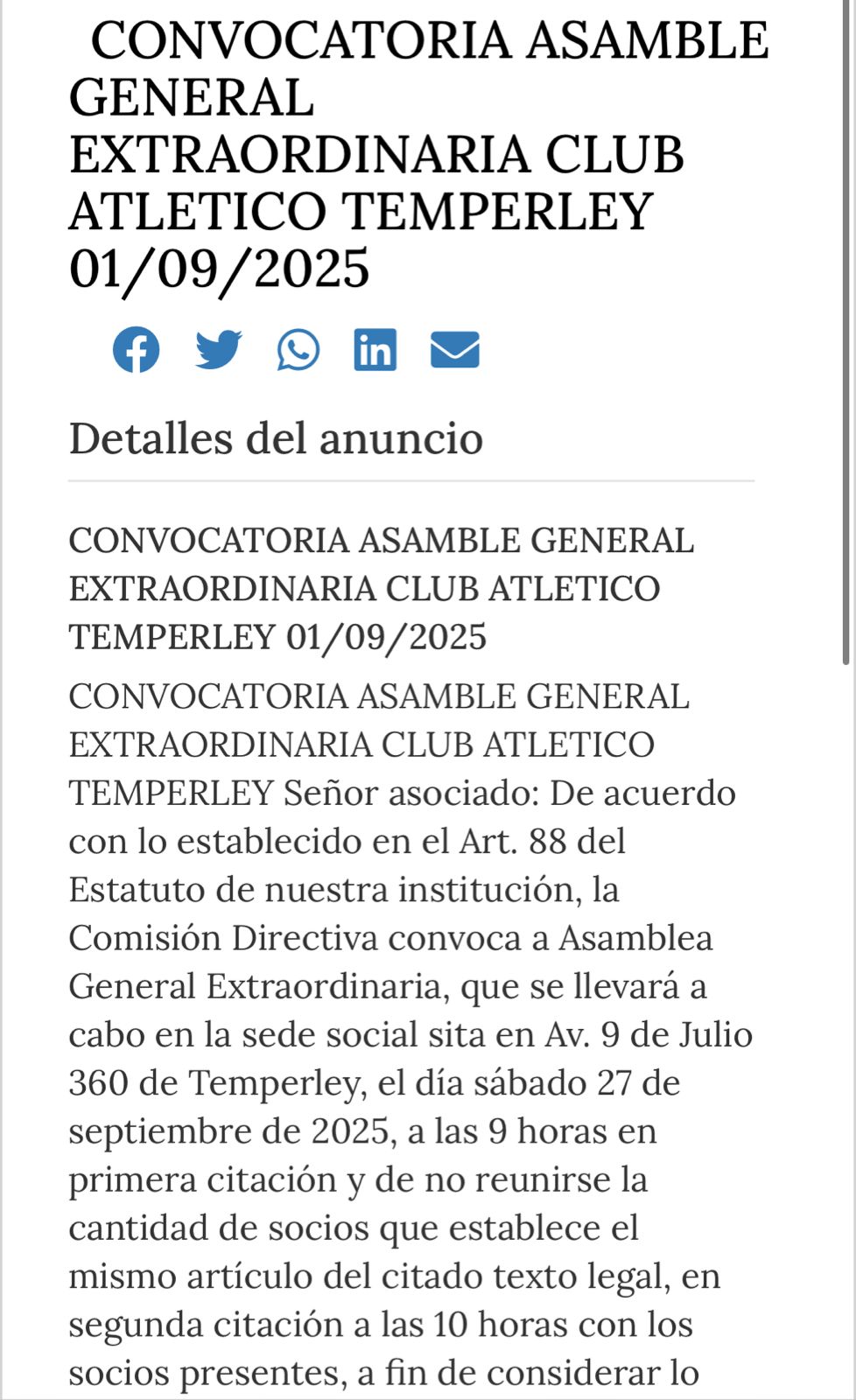 anexo asamblea extraordinaria la union